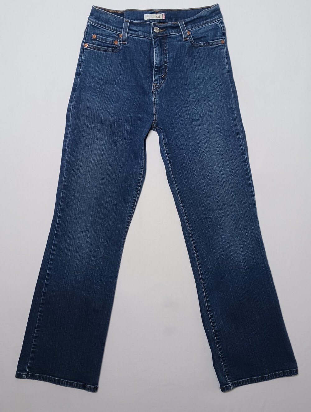 Y2K 2007 Levi's 512 Womens Perfectly Slimming Bootcut Jeans 10 Blue Denim 29X30